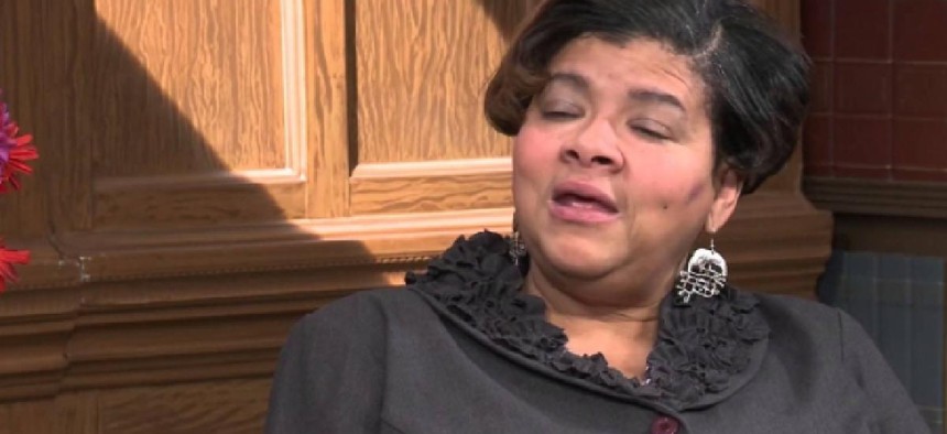 Common Pleas Court President Judge Sheila Woods-Skipper – image from YouTube