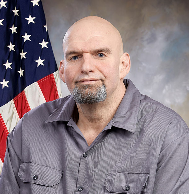 Democratic Senate candidate John Fetterman