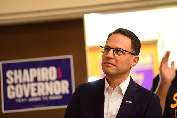 Democratic gubernatorial candidate Josh Shapiro