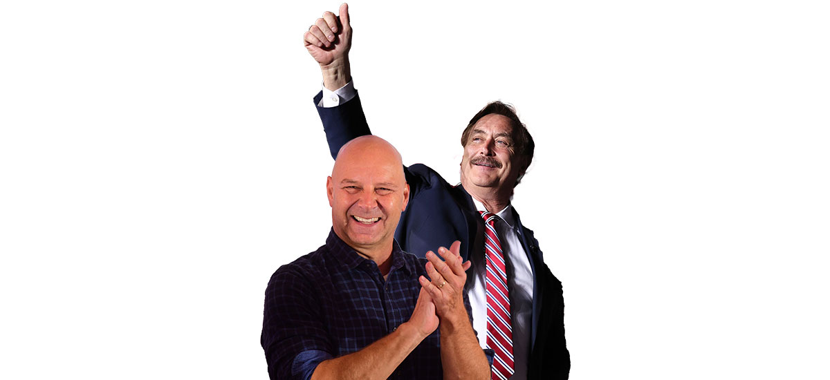 Doug Mastriano and Mike Lindell