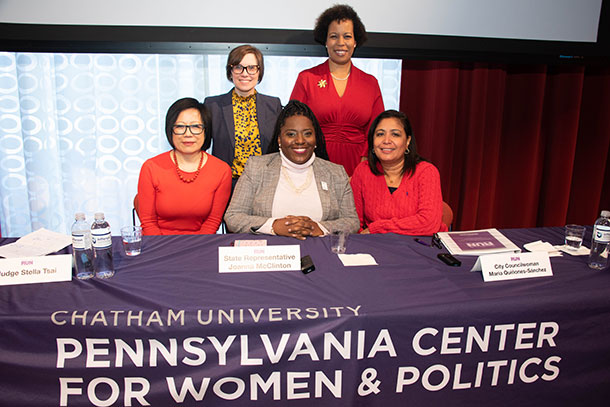 (Top left clockwise:) Dana Brown, Kimberly Peeler-Allen, Stella Tsai, Joanna McClinton and Maria Quiñones Sánchez.