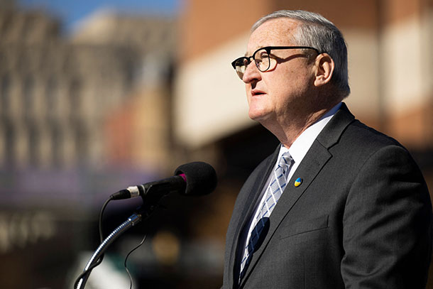 Philadelphia Mayor Jim Kenney called the attack on Ukraine "an attack on freedom everywhere".