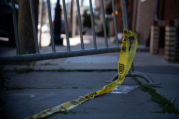 Two police officers suffered non-fatal injuries when gunfire erupted during the Fourth of July fireworks in Philadelphia.