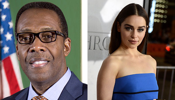 Philadelphia City Council President Darrell Clarke & Actor Emilia Clarke