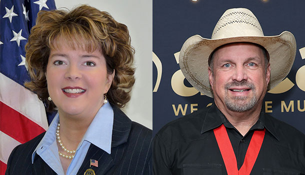 State Sen. Michele Brooks & country crooner Garth Brooks