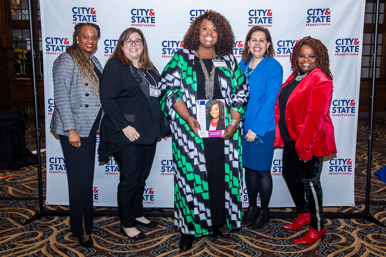 Honoree Marquita Williams and friends