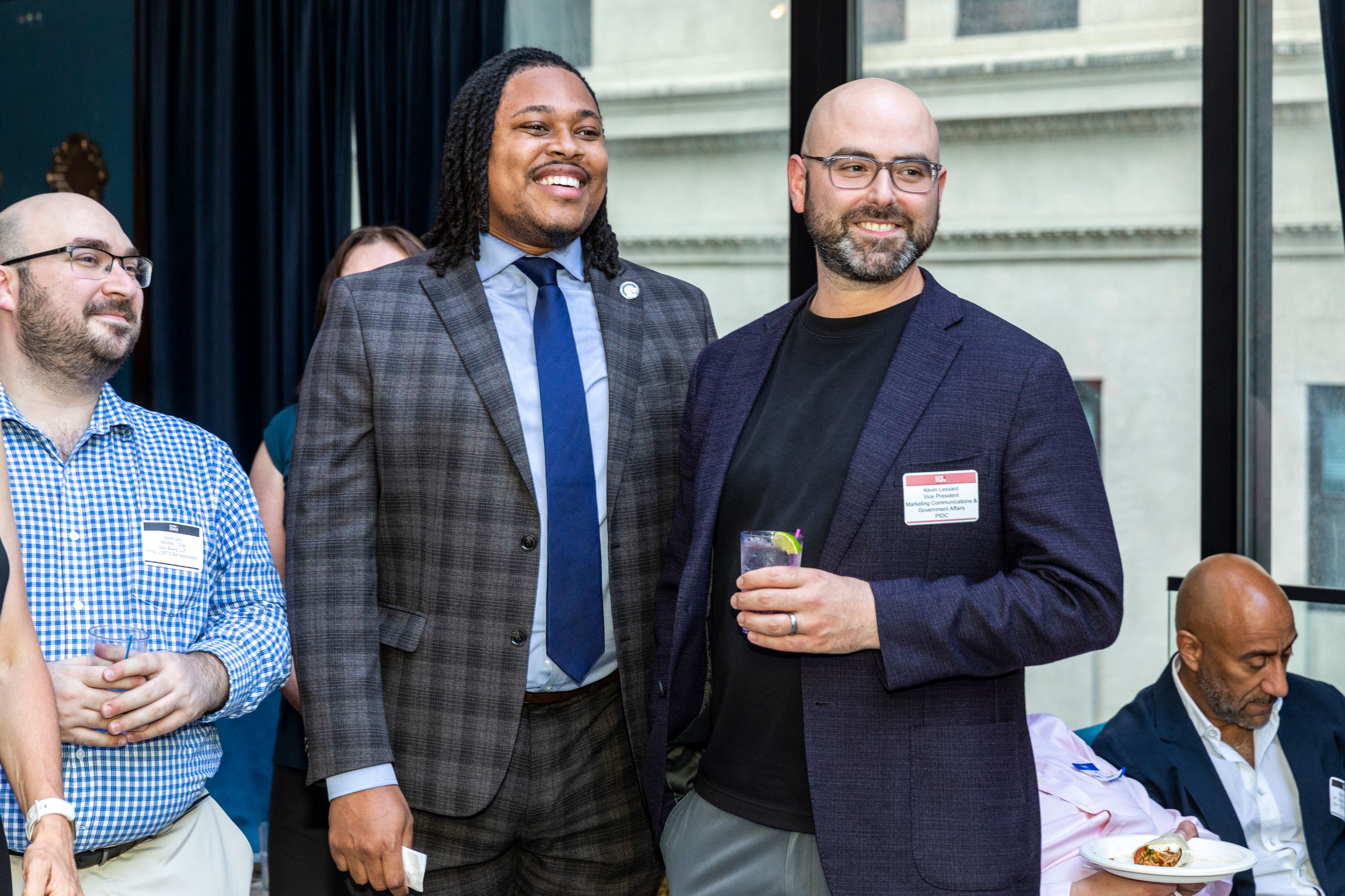 Honorees Malcolm Kenyatta and Kevin Lessard