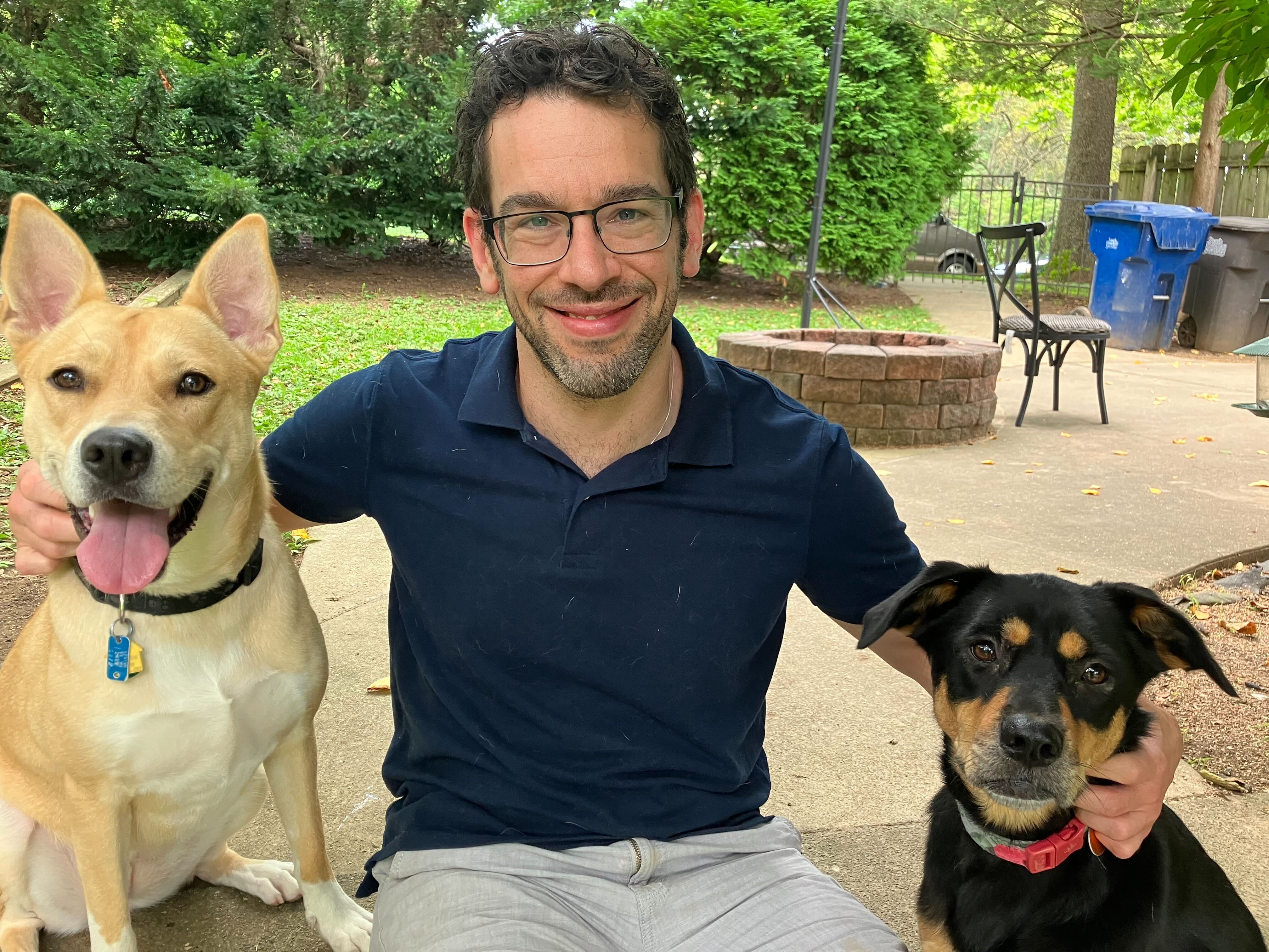 From left to right: Chrissy, State Rep. Mike Schlossberg & Lexi