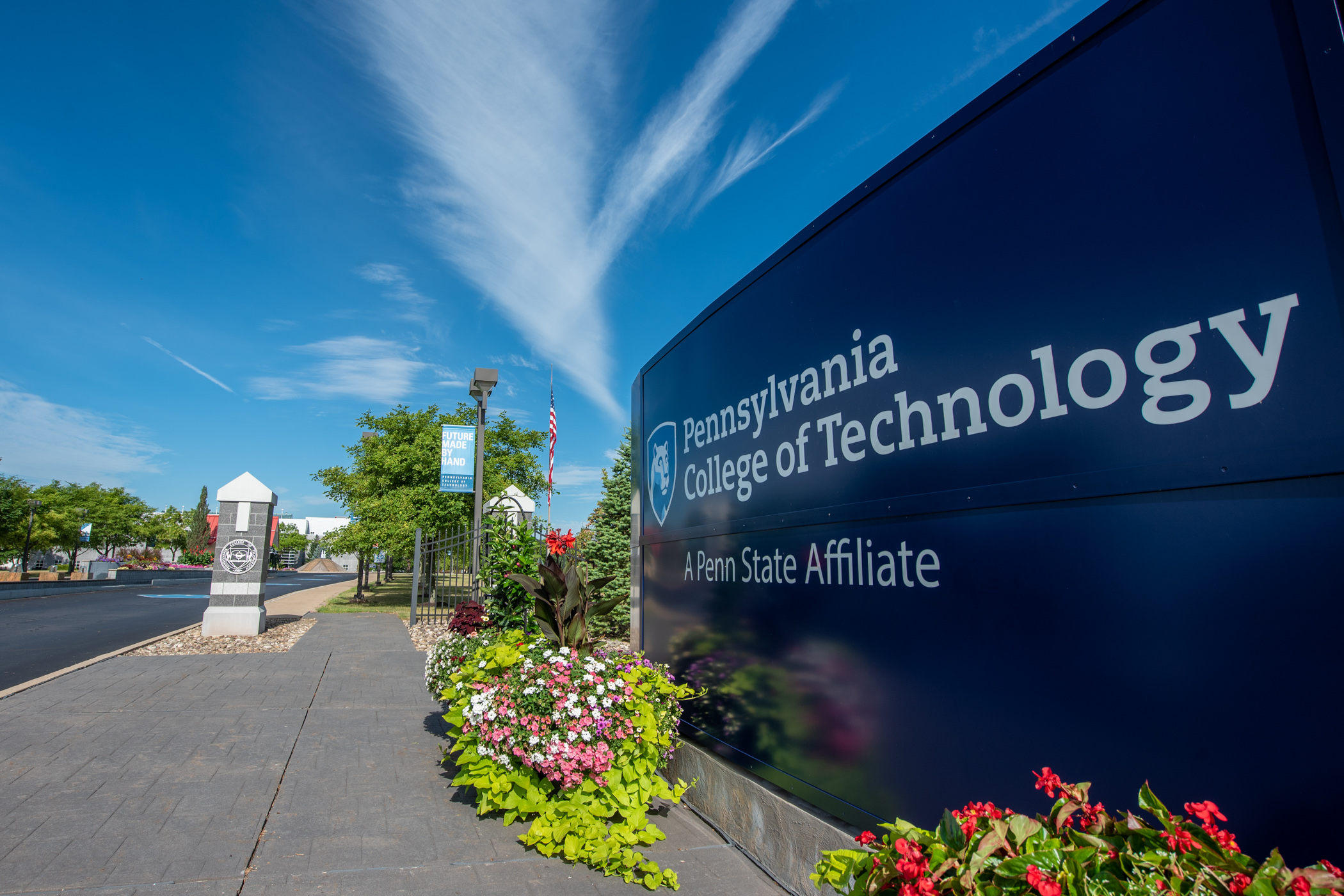The entrance to Pennsylvania College of Technology.