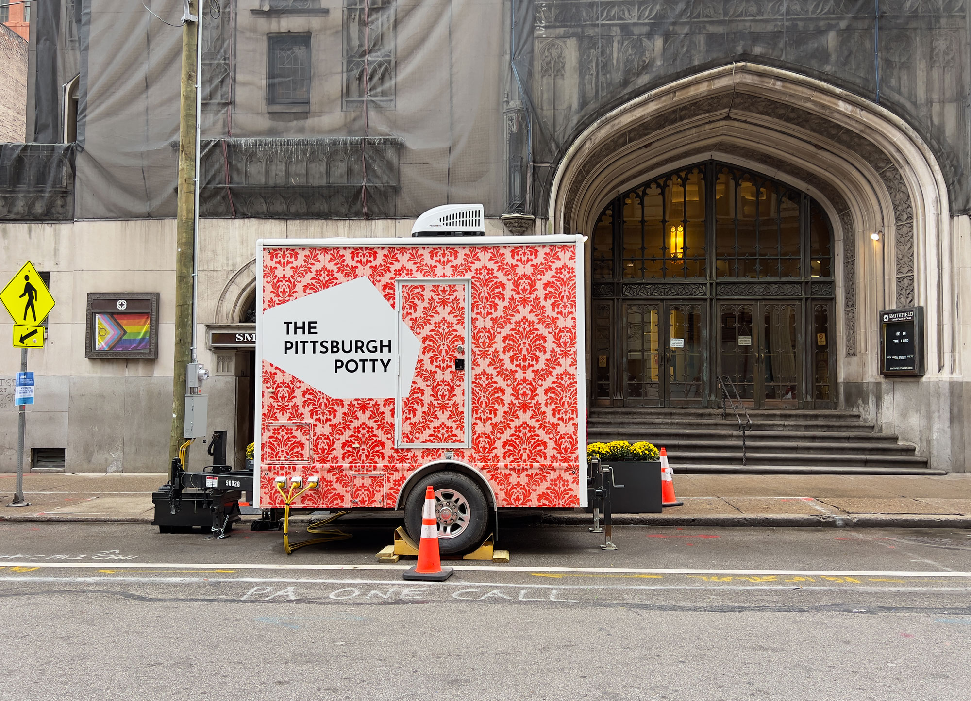 This Pittsburgh Potty, located on Smithfield Street, is part of a program designed to help provide the city’s homeless population with access to more cost-free facilities.