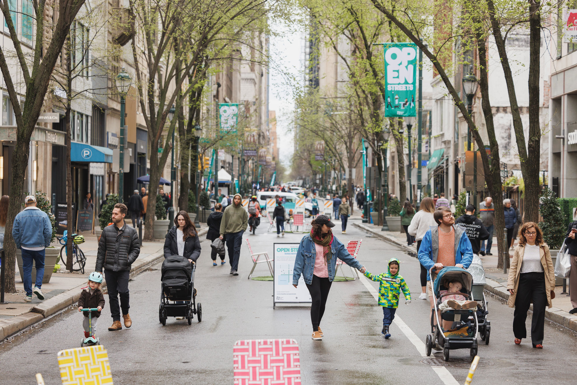 Proponents of Open Streets initiatives say the programs attract families with children to cities like Philadelphia at a higher rate than streets with vehicular traffic.