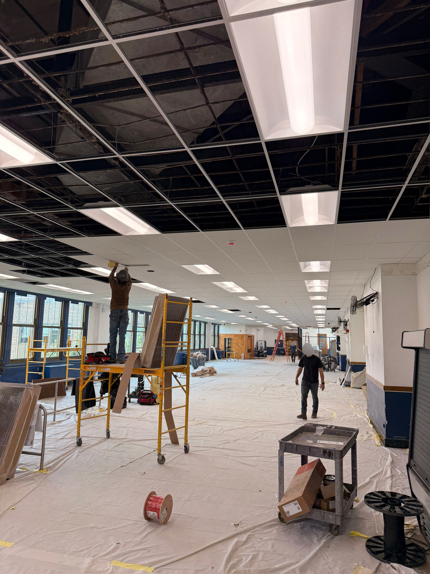 The Scranton  City School District has undertaken remediation efforts to remove building hazards.