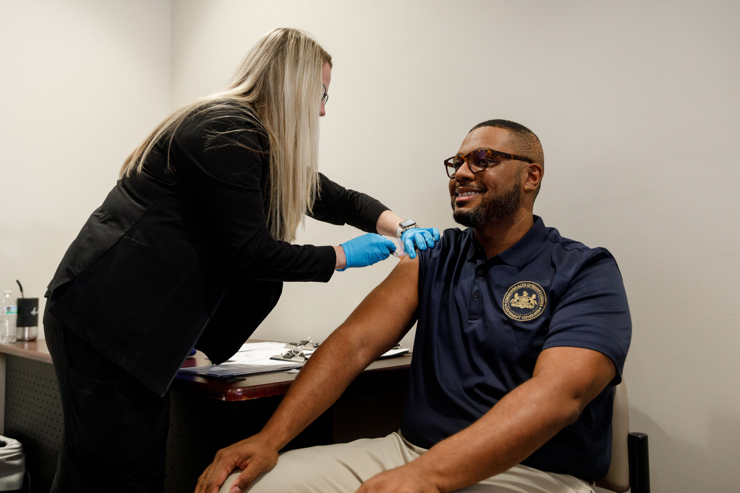 Lt. Gov. Austin Davis has encouraged Pennsylvanians to stay up to date on their vaccinations.