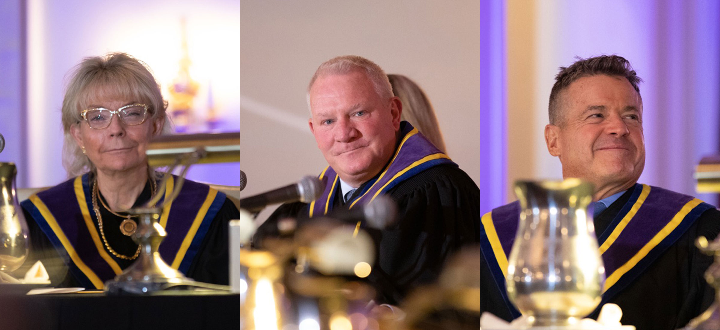 L-R: Justices Christine Donohue, Kevin Dougherty and David Wecht