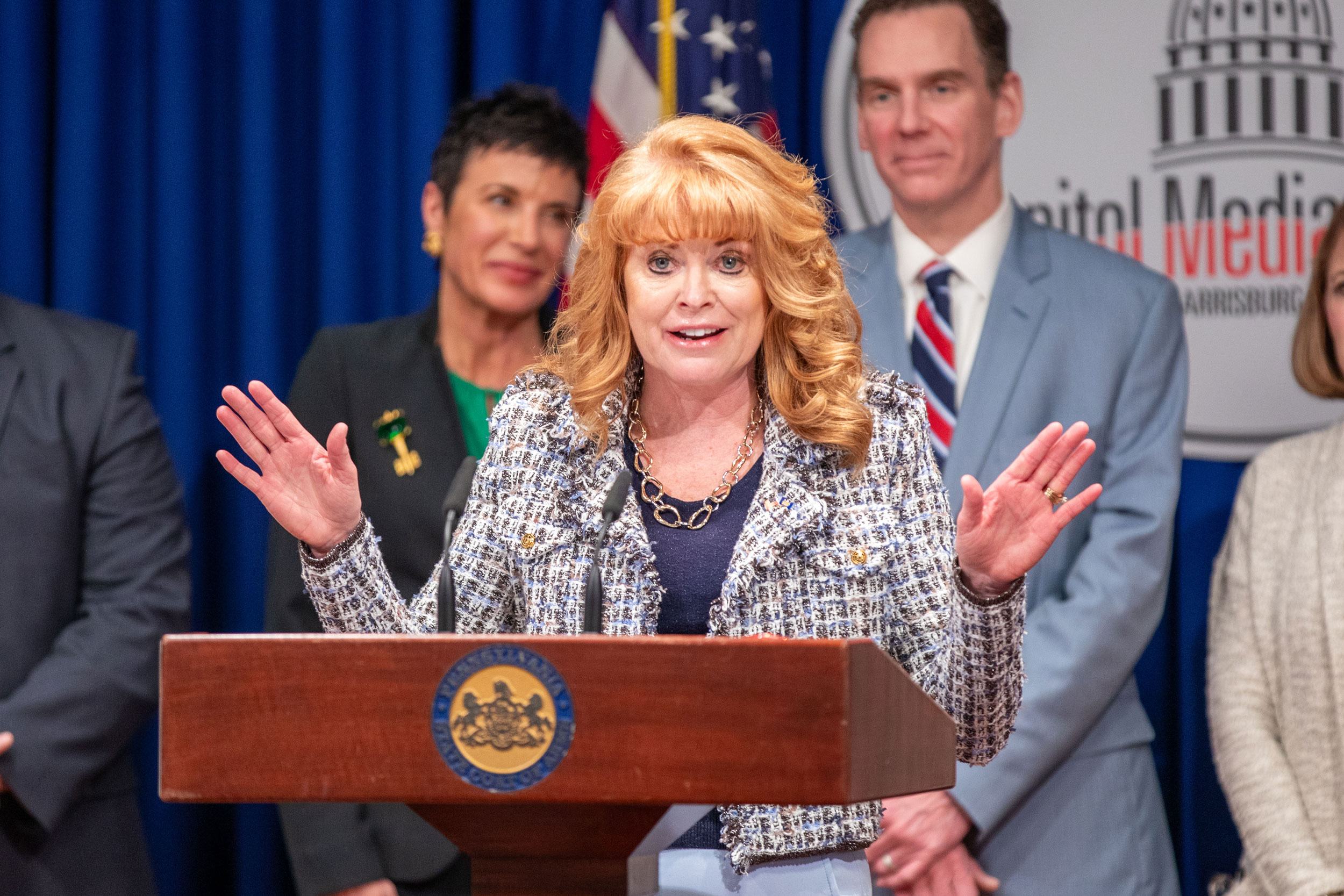 Treasurer Stacy Garrity, born in May, is a Taurus.