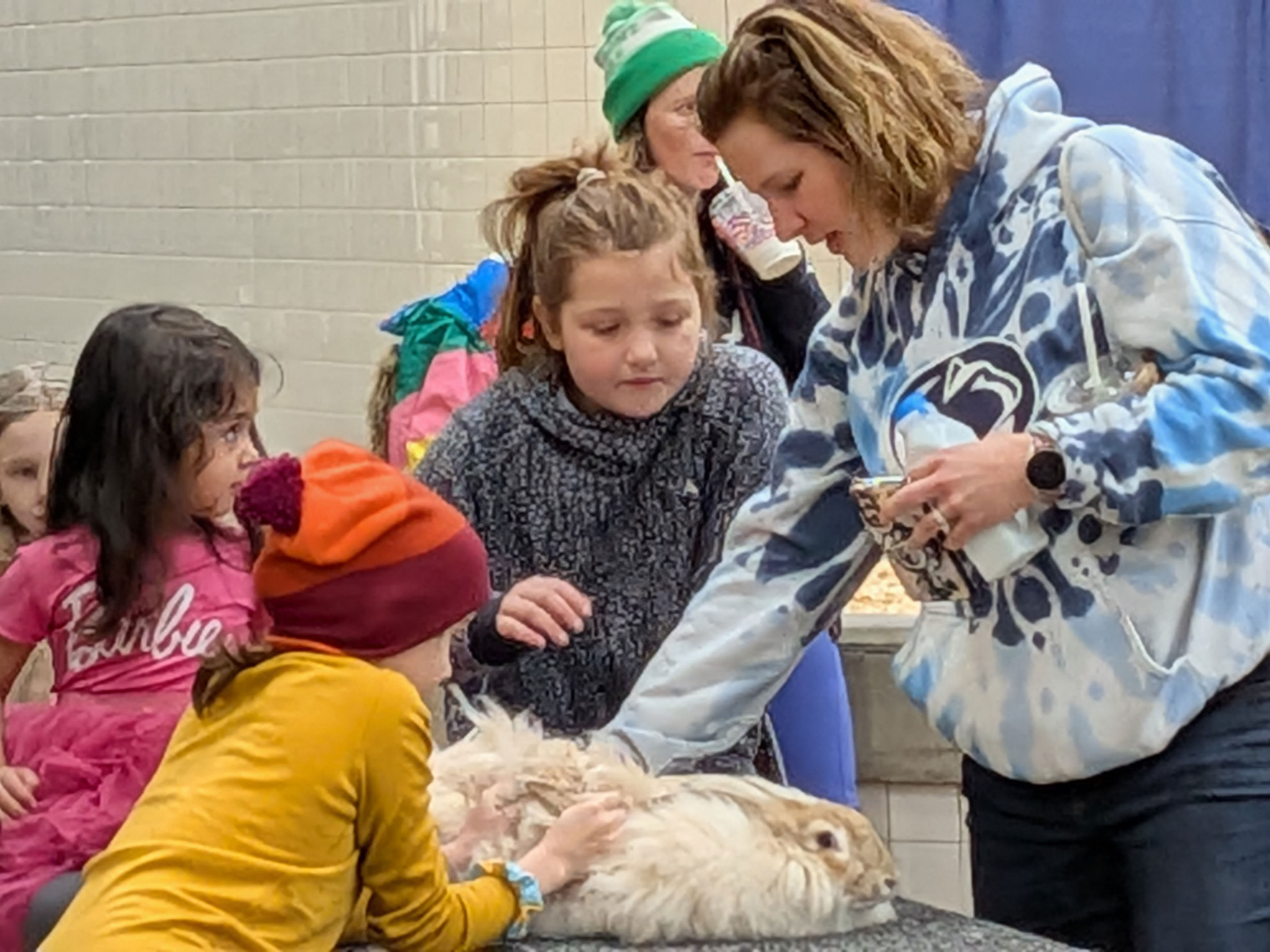The giant angora rabbit was a popular Farm Show attraction