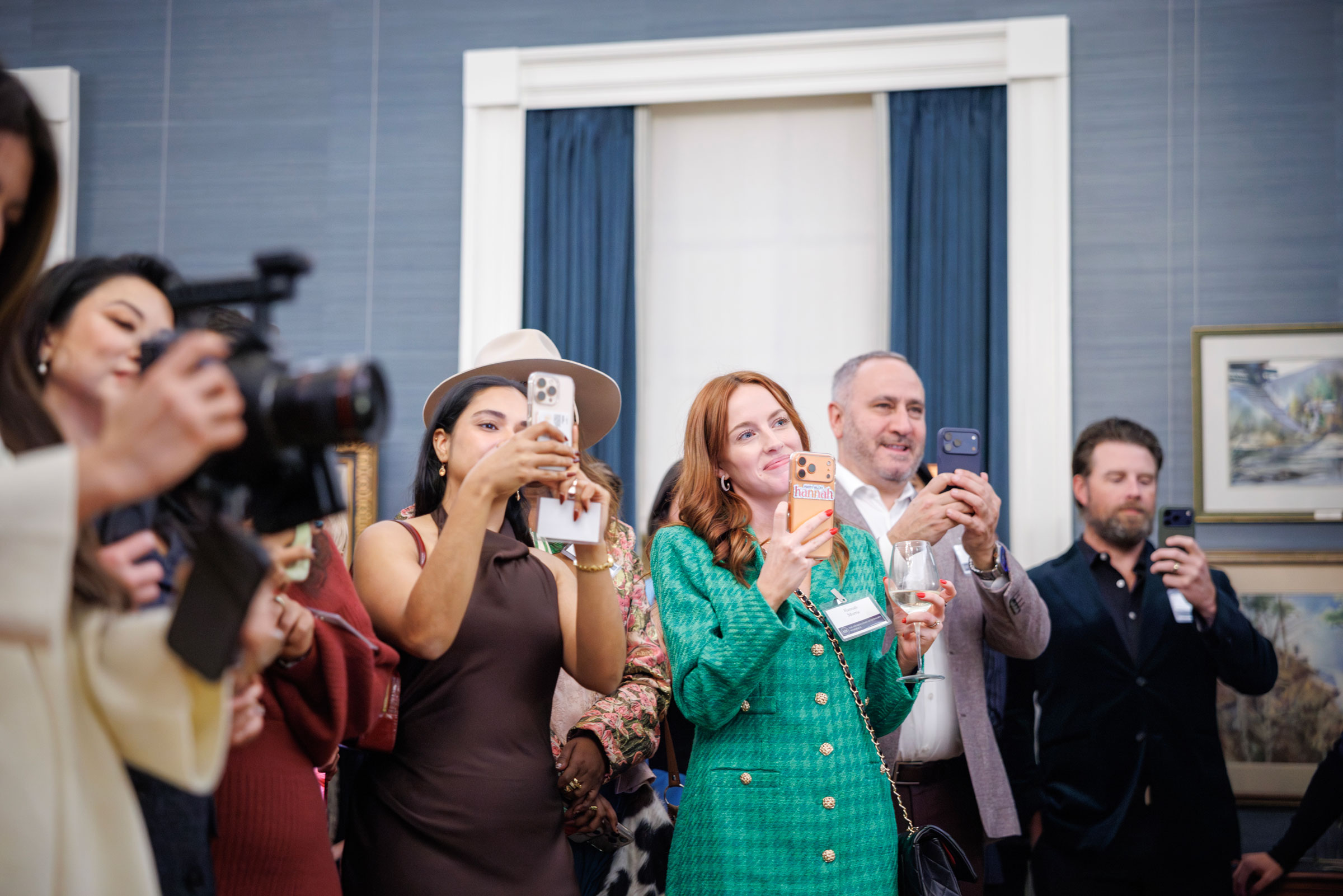 Shapiro’s office hosted a holiday gathering for content creators in 2025.