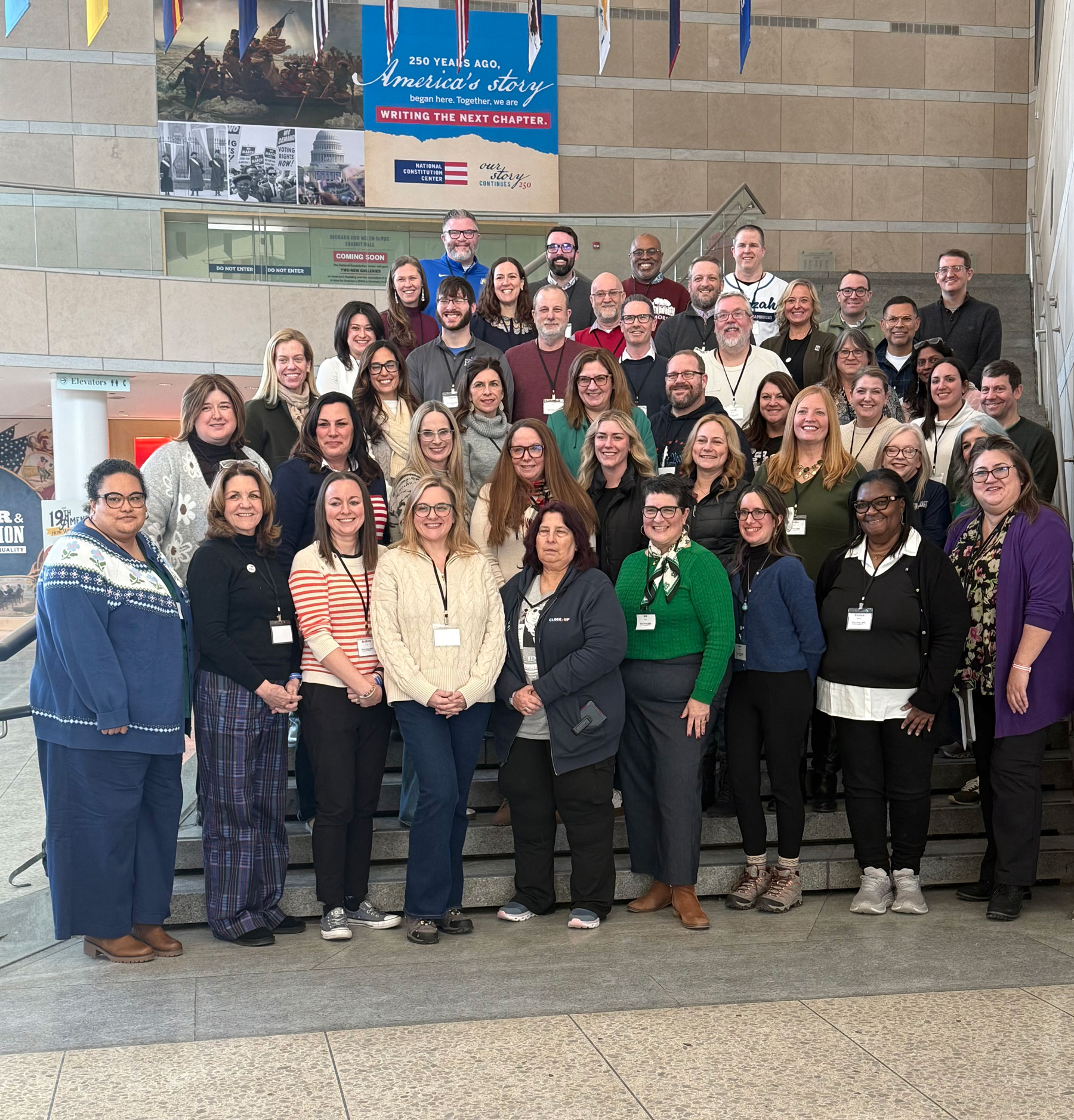 Civics educators at the National Constitution Center’s Teaching250 convening in February 2026.