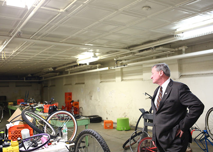 Jim Kenney at the Vare Recreation Center