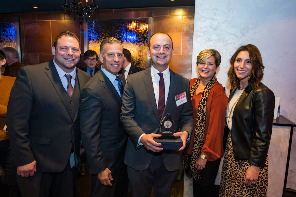 Forty Under 40 Honoree Mitch Vidovich and friends