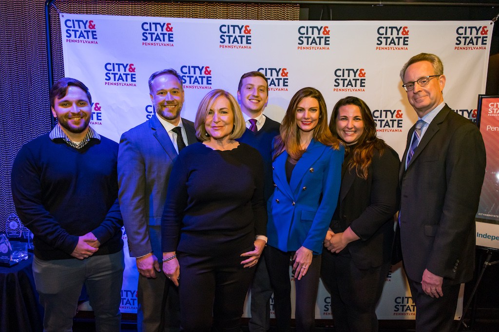 Justin Sweitzer, Mike Fleck, Susan Peiffer, Harrison Cann, Jenny DeHuff, Laura Hurliman and Frank Feinberg