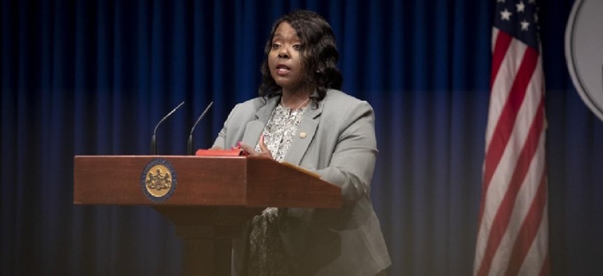 Acting Secretary of State Veronica Degraffenreid