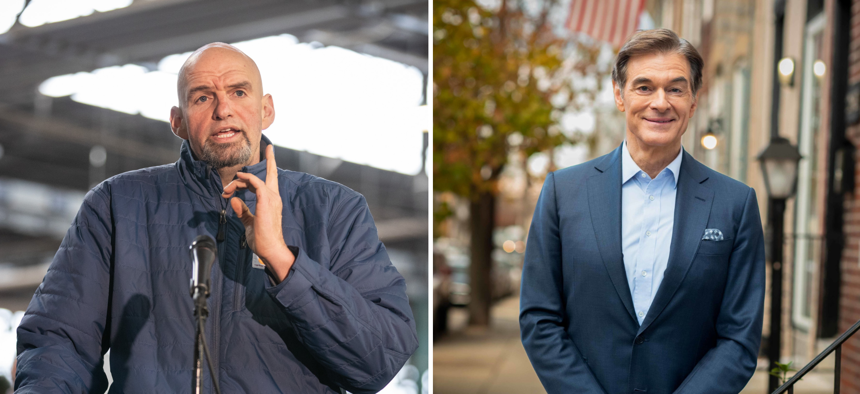 Lt. Gov. John Fetterman and Dr. Mehmet Oz