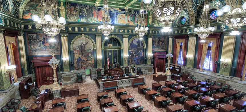 The Pennsylvania Senate chamber