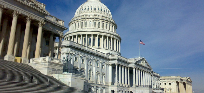 The United States Capitol Building.