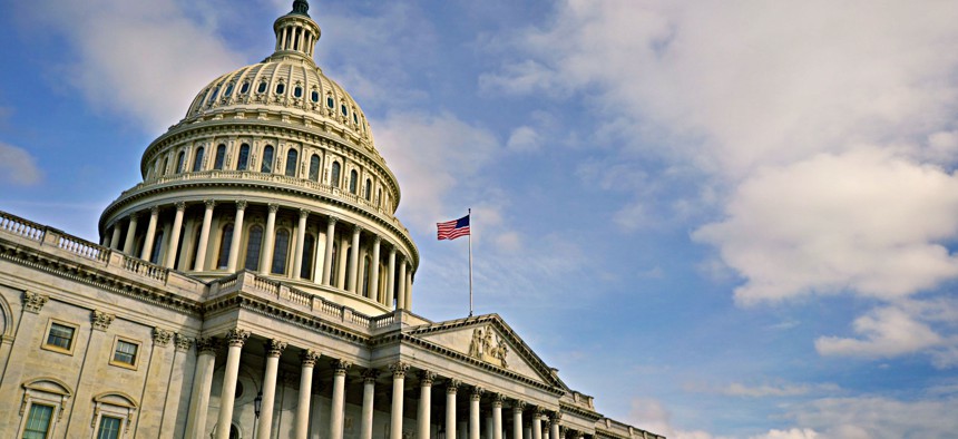 The United States Capitol building.