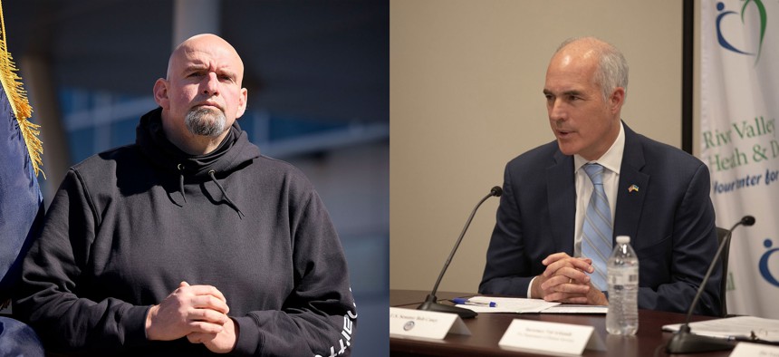 U.S. Sens. John Fetterman and Bob Casey