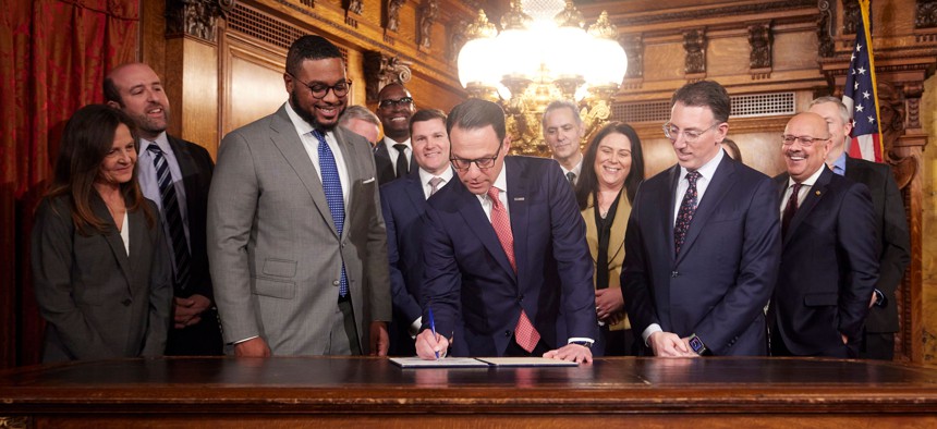 Gov. Josh Shapiro has signed numerous executive orders aiming to spur economic growth.