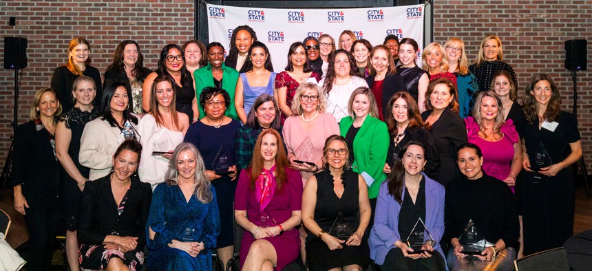 The honorees of the fifth annual Above & Beyond awards.