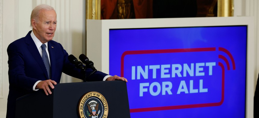 President Joe Biden speaks during an event in the East Room of the White House in Washington, D.C. on Monday, June 26, 2023.