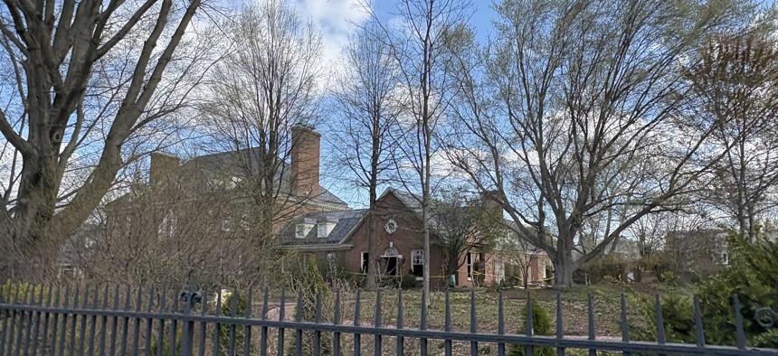 State Police say an arsonist caused significant damage to the governor’s residence after setting a fire on Sunday morning.