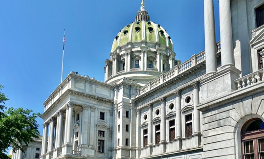 The Pennsylvania Capitol building